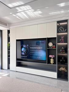 Vendita calda in stile moderno con struttura in metallo e aperto per scaffali in legno rustico <span class=keywords><strong>TV</strong></span> Stand armadio armadio - Product Image 3