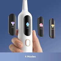 Nouvelles brosses à dents intelligentes oscillantes et soniques de 2000 mAh avec têtes de brosse de rechange