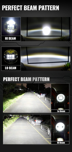 Faro LED MS-1088N de 7'' para Land Rover 90/110 Tdc, para <span class=keywords><strong>Jeep</strong></span> Wrangler JK, para Harley Davidson, para LADA Niva, Lámpara de 7 Pulgadas Sin DRL - Product Image 2