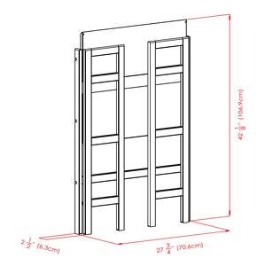 رفوف وينسم وود تيري، بلون الجوز، 3 - Product Image 6