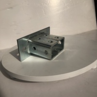 Plaque de base de poteau réglable UTT7103 en acier galvanisé avec construction en acier au carbone robuste