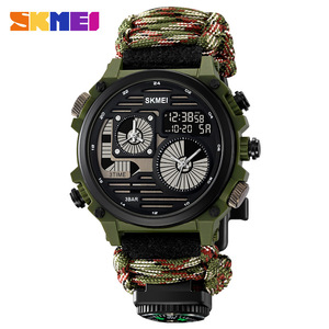 Skmei Digital Sports Watch Men 3Bar Waterproof Silicone Strap Multifunction Electronic Watch Outdoor Use - Product Image 5