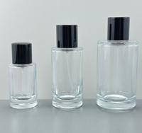 Flacon de parfum vide en verre transparent OEM de haute qualité, 30 ml, 50 ml, 100 ml, avec boîte cadeau