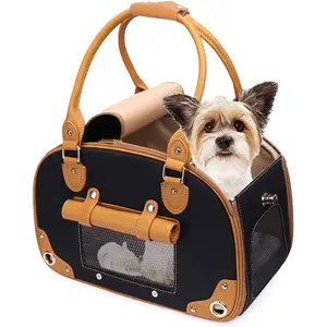 Foldable Waterproof Premium Nylon Pet Travel Portable Bag Carrier for Cat and Small Dog
