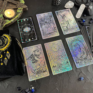 Set Guidebook Omens Cartes De <span class=keywords><strong>Tarot</strong></span> Affirmation Gold Foil Printing Oracles Playing Cards Deck Venta al por mayor Custom <span class=keywords><strong>Tarot</strong></span> Cards - Product Image 5