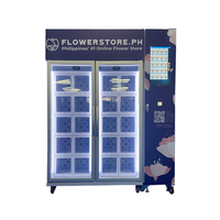 Distributeur Automatique Réfrigéré pour Cadeaux et Bouquets de Fleurs Fraîches
