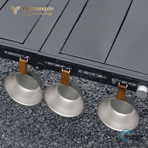 Aluminum <b>Camping</b> Pot With Wooden Handle Portable Outdoor Cooking Pot All Seasons Use - Product Image 3