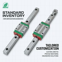 Rails de mouvement linéaire haute précision HGH20CA, blocs de guidage linéaire pour machines CNC et fraisage