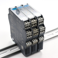 Isolasi suhu tinggi 1in 1 PT100 CU50 sampai 4-20ma 0-10v isolator sinyal suhu