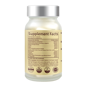 Fabricant en gros de compléments alimentaires brûle-graisses avec mûrier blanc et haricot blanc pour la gestion du poids, 60 capsules brûle-graisses - Product Image 3