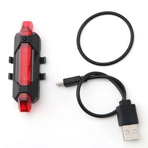 Đèn xe đạp thể thao leo núi nhựa chống nước sạc USB, đèn trước sau, bán chạy - Product Image 4