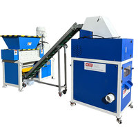 Machine de recyclage de câbles, petite, 50-80 kg/h, granulateur de câbles usagés, broyeur de fils, machine à déchiqueter, granulés de cuivre, aluminium