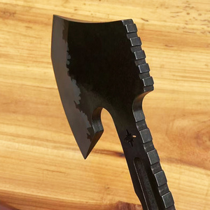 Cuchillo Táctico de Combate Personalizable de Alta Calidad con Hoja de Acero Inoxidable, Funda de Cuero OEM, Mango de Cuerda, Grosor de 10 mm, DIY - Product Image 4