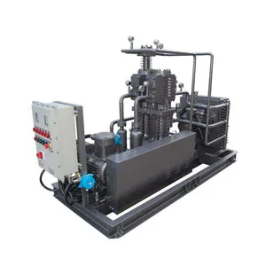 High Pressure Inlet Discharge Pressure 70Bar Flow Capacity Recycled Hydrogen Piston Compressors