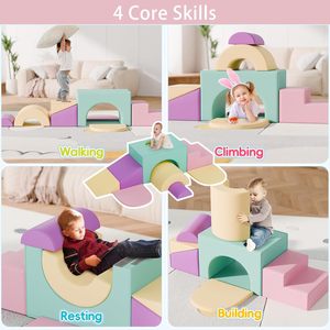 CZFIT - Equipos de Juego de Espuma Suave para Niños, Túnel de Juego Interior Personalizado de Fábrica, Bloques de Escalada para Niños Pequeños - Product Image 6