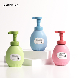 450ml HDPE Foam <b>Pump</b> <b>Bottle</b> for Kids Hand Soap Shower Gel - Eco Friendly Special Shape Mousse Dispenser Wholesale - Product Image 5