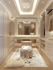 Armario de aluminio de madera contemporáneo 2025, conjunto de muebles de dormitorio de madera, armario personalizado, armario para caminar, guardarropa - Product Image 3