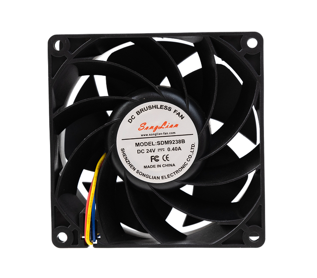 DC Flow Axial Fan 92x92x38mm 12V 24V Axial Cooling Fan Low Noise High Airflow Waterproof IP68 PWM 3-Year Warranty CPU Server PC