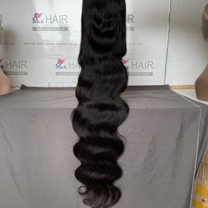 Cheveux brésiliens ondulés longs de 32 à 40 pouces pour perruque HD 13x4 pour femmes noires, prêts à être expédiés - Product Image 3