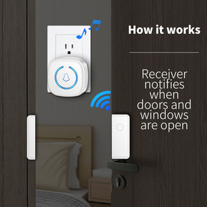 <span class=keywords><strong>Luz</strong></span> indicadora LED de teléfono de puerta de Audio de volumen ajustable Fácil instalación Alerta de emergencia en el hogar <span class=keywords><strong>Timbre</strong></span> Sensor de color para exteriores - Product Image 4