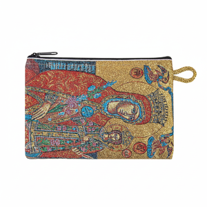 Cartera y Monedero Tejidos con Iconografía Cristiana de la Virgen María y el Niño Jesús, Regalo Católico y Ortodoxo - Product Image 2