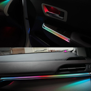 Kit d'éclairage d'ambiance de luxe pour voiture Toyota Gravia 2024, bande LED intérieure en fibre optique acrylique, vente directe usine - Product Image 5