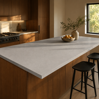 Grande dalle de quartz naturel Calacatta Grey 95% 3200x1600mm |   Certifié CE SGS |   Table moderne écologique pour intérieur, mur ou sol