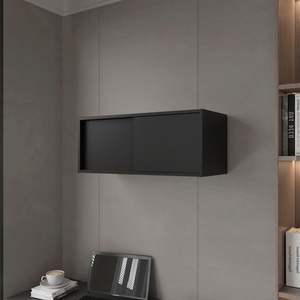Bliss Oficina Negro DB Gabinete De Pared - Product Image 1