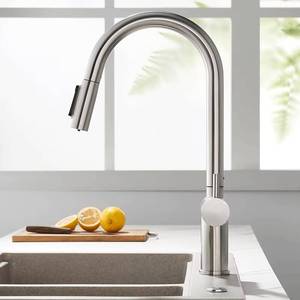 ก๊อกน้ำห้องครัวสแตนเลส 304 แบบดึงออกได้ สไตล์โมเดิร์นคลาสสิก สำหรับโรงแรม ขายตรงจากโรงงาน พร้อมฟังก์ชั่นกรองน้ำดื่ม - Product Image 5