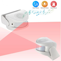 Campana de Bienvenida para Tienda o Comercio, con Sensor de Movimiento, Alarma Inalámbrica, Timbre de Entrada, Precio de Fábrica