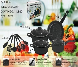 Set di pentole da 12 pezzi in acciaio inossidabile con coperchi in vetro, pentole, padelle e utensili per fornelli a gas e a induzione - Product Image 3