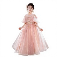 Robes longues de princesse d'été pour filles, robes à fleurs, vêtements pour enfants, fête d'anniversaire, récital de piano, costume de performance, mariage