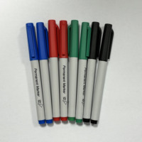 Proveedores de fábrica 4 colores Fineliner Tip Marcador permanente Juego de papelería de secado rápido