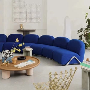 Canapé d'angle moderne ATUNUS, style libanais, design <span class=keywords><strong>Tacchini</strong></span> Victoria, canapé d'angle, canapé bleu, meubles de maison - Product Image 2