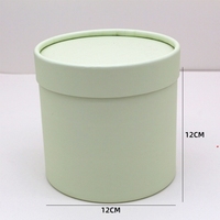 Boîtes en papier d'emballage de bouquet de fleurs rondes de 25cm en carton rigide de toutes tailles de conception libre pour bouquet de fleurs