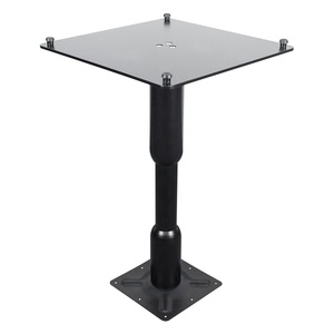 Mesa de comedor de lujo de Metal comercial pintura de hierro Base negra restaurante/cafetería/mesa de comedor de negocios - Product Image 5