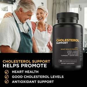 Cápsulas de soporte de colesterol OEM para la salud con beta glucanos CoQ10 de corteza de pino y protector de células radiculares de ajo - Product Image 4