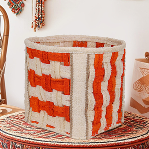 Wholesale custom handcrafted furniture, decorative baskets, natural loofah material <b>storage</b> <b>blue</b> - Product Image 3