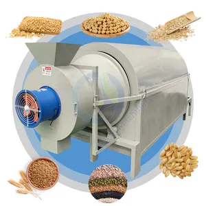 OCEAN Batch Type Seed Soya Waste Bagasse Rotary Dry Machine Charcoal Briquette Machine And Grain Dryer