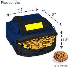 Muestra Gratuita de Bolsa de Silicona Personalizada para Premios de Perros, Bolsa de Entrenamiento Pequeña y Portátil para Correa con Cierre Magnético - Product Image 3