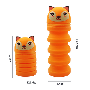 Estuche de Lápices de Silicona 2023 con Diseño de Dibujos Animados, Personalizado, para Niños Escolares, Retráctil, de Silicona y Goma - Product Image 6