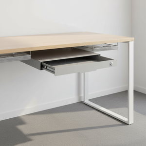 Cajón Debajo del Escritorio JH-Mech, Personalizable, Oculto, Almacenamiento Adicional para Libros, Diseño <span class=keywords><strong>de</strong></span> Perfil Bajo, Cajón Ultra Delgado Debajo del Escritorio - Product Image 1