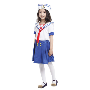 Vendita calda di qualità carnevale ragazza marinaio Cosplay costumi in maschera per bambini in magazzino - Product Image 5