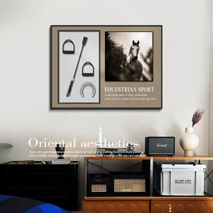 Œuvre d'<span class=keywords><strong>art</strong></span> équestre de niveau <span class=keywords><strong>musée</strong></span>, peintures murales encadrées, <span class=keywords><strong>art</strong></span> mural en techniques mixtes 3D pour les clubs, la maison, l'hôtel, décoration - Product Image 5