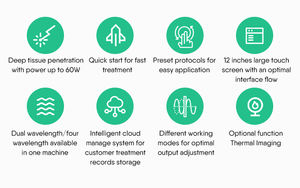 Machine de thérapie laser vétérinaire de classe IV 810nm 915nm 980nm 1064nm Gestion de la douleur pour la rééducation des animaux - Product Image 5