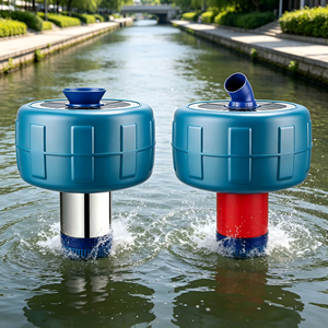 Bomba de aireación flotante solar sin escobillas SUOU DSA-A/D, aireador de estanque con energía solar y controlador de conmutación automática - Product Image 5