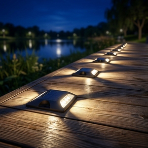ไฟถนนโซลาร์เซลล์กันน้ำ IP68 สำหรับทางเดินและทางรถวิ่ง แสงสีขาวอบอุ่นขนาดเล็ก ได้รับการรับรองมาตรฐาน RoHS ไม่มีปัญหาความเสียหายเมื่อส่งมาถึง เหมาะสำหรับสวนและชุมชน - Product Image 6