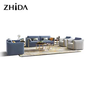 Produttore diretto personalizzato mobili per la casa di alta qualità Set di divani per soggiorno di lusso divano componibile Design italiano per Villa