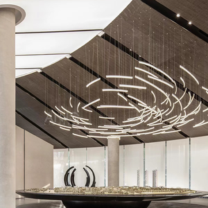 ANNO Nuovo Design Lampadario Grande per Hotel, Luci Moderne Intelligenti Facili da Installare - Product Image 5