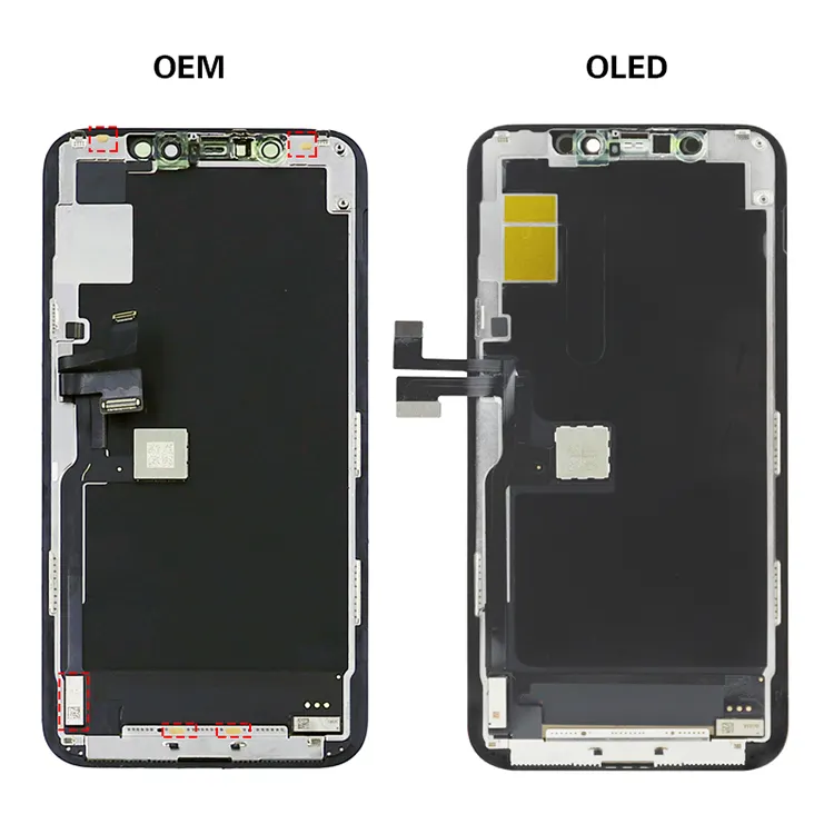 Hot Sale 100% Original Cell Phone Lcds Repair for iPhone 11 Pro Lcd Display and 3d Touch Screen Digitizer Assembly with Frame